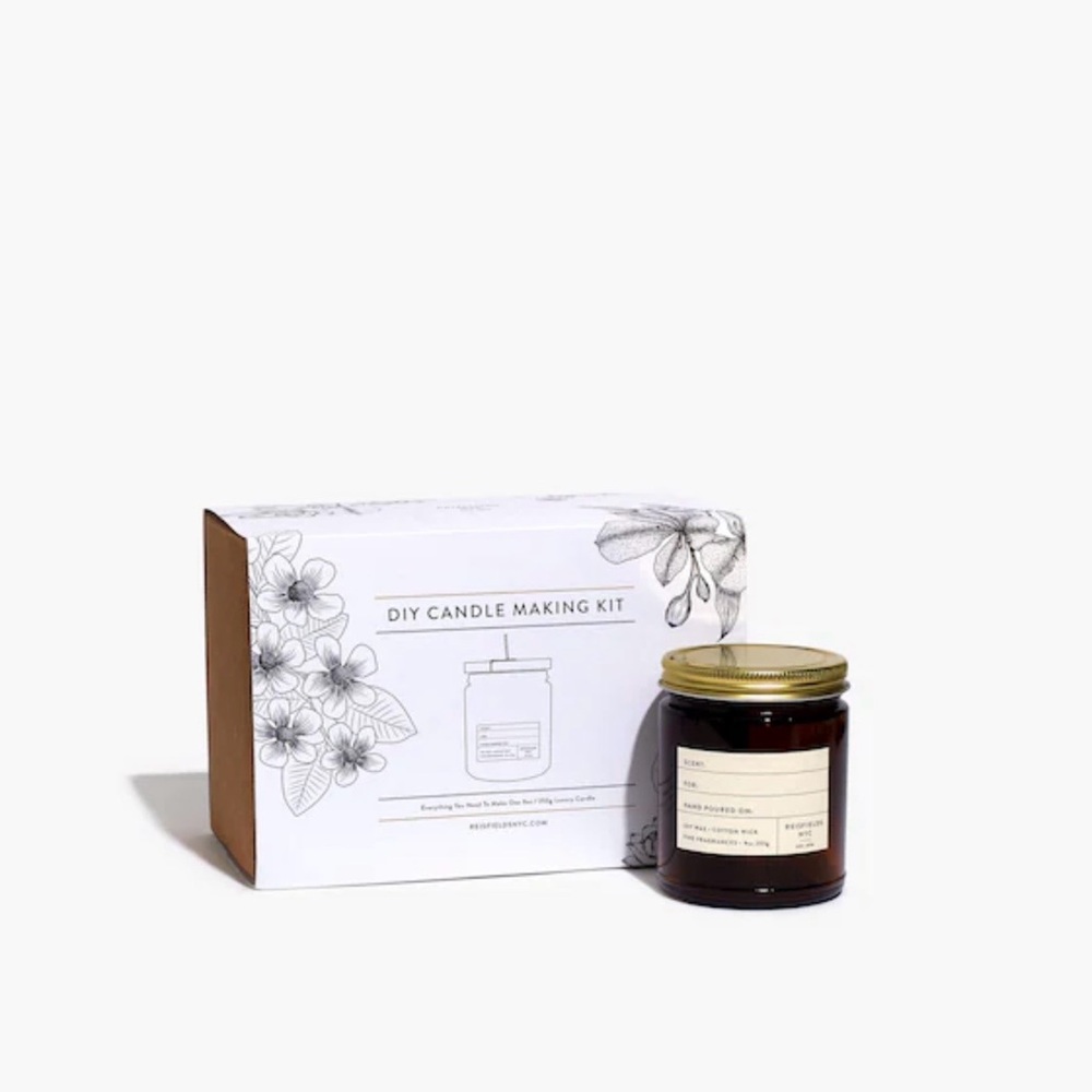 Reisfields NYC DIY Candle Making Kit -Geranium Balsum -New -Never Opened